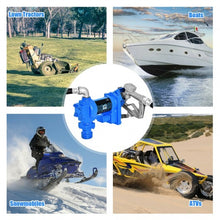 Load image into Gallery viewer, Gasoline Fuel Transfer Pump 12 Volt DC 20GPM Gas Diesel Kerosene Nozzle Kit