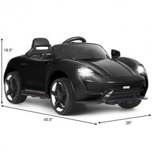 Load image into Gallery viewer, 12V Kids Ride On Car with MP3 & LED Light-Black