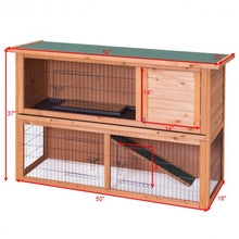 Load image into Gallery viewer, Large Garden Backyard Wooden Chicken Coop Rabbit Hutch