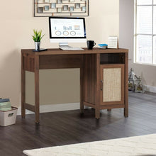 Load image into Gallery viewer, Rustic Computer Desk Writing Table Study Workstation with Storage Cabinet-Walnut