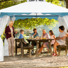 Load image into Gallery viewer, 2-Tier 10' x 10' Patio Gazebo Canopy Tent w/ Side Walls