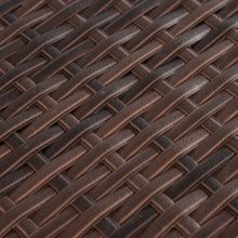 Load image into Gallery viewer, Folding PE Rattan Side Coffee Table Patio Garden Furniture