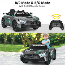 Load image into Gallery viewer, 12V Mercedes Benz AMG Licensed Kids Ride On Car-Light Gray