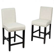 Load image into Gallery viewer, 25'' Kitchen Chairs w/ Rubber Wood Legs-Beige
