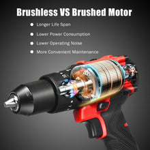 Load image into Gallery viewer, 20V Cordless Brushless Hammer Drill Kit