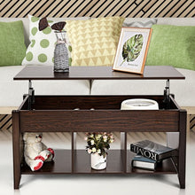 Load image into Gallery viewer, Lift Top Coffee Table with Hidden Compartment Storage Shelf