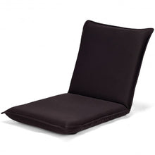 Load image into Gallery viewer, Adjustable 6-position Floor Chair Folding Lazy Man Sofa Chair-Coffee