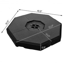 Load image into Gallery viewer, 4 Pcs Patio Cantilever Offset Umbrella Weights Base Plate Set