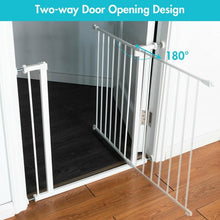Load image into Gallery viewer, Child Pets Safety Gate Door Metal Easy Locking System