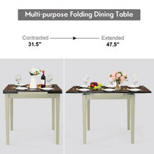 Load image into Gallery viewer, Extending 5 Piece Wood Dining Table Set