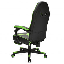 Load image into Gallery viewer, Computer Massage Gaming Recliner Chair with Footrest-Green