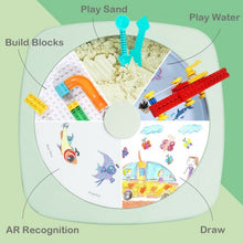 Load image into Gallery viewer, AR Function Kids Game Table and Chair Set-Green