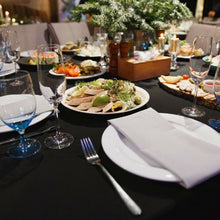 Load image into Gallery viewer, 10 pcs 90" x 156" Rectangle Polyester Tablecloth-Black