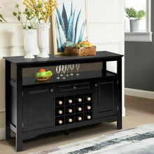 Load image into Gallery viewer, Elegant Classical Multifunctional Wooden Wine Cabinet Table