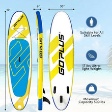 Load image into Gallery viewer, Inflatable Stand Up Paddle Board 6" Thick with Backpack Leash Aluminum Paddle