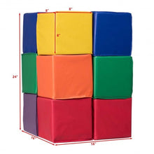 Load image into Gallery viewer, 12 pcs 8" PU Foam Big Building Blocks for Kids
