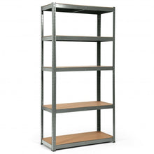 Load image into Gallery viewer, 72" Storage Shelf Steel Metal 5 Levels Adjustable Shelves-Gray