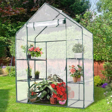Load image into Gallery viewer, Portable Outdoor 4 Shelves Greenhouse