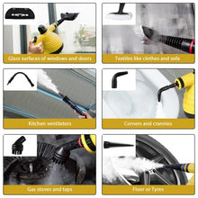 Load image into Gallery viewer, 1050W Portable Multipurpose Pressurized Handheld Steam Cleaner-Yellow