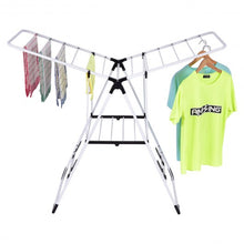 Load image into Gallery viewer, White Portable Laundry Clothes Storage Drying Rack