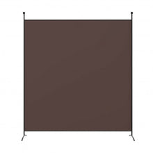 Load image into Gallery viewer, Single Panel Room Divider Privacy Partition Screen for Office Home-Coffee