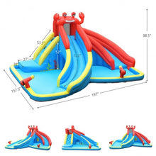 Load image into Gallery viewer, Inflatable Water Slide Crab Dual Slide Bounce House