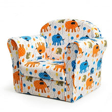 Load image into Gallery viewer, Kids Elephant Upholstered Sofa with Armrest