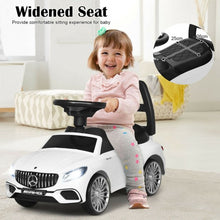 Load image into Gallery viewer, Licensed Mercedes Benz Kids Ride On Push Car-White
