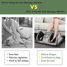 Load image into Gallery viewer, Therapeutic Shiatsu Foot Massager Kneading & Rolling w/High Intensity Rollers
