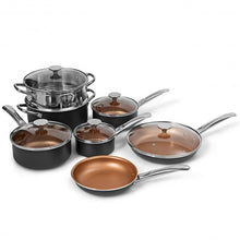 Load image into Gallery viewer, 12-Piece Safe Non-stick Cookware Set