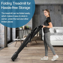 Load image into Gallery viewer, 2.25HP Electric Folding Treadmill with HD LED Display and APP Control Speaker