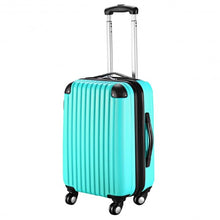 Load image into Gallery viewer, GLOBALWAY 20" ABS Carry On Luggage Travel Bag Trolley Suitcase 8 color-Green