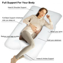 Load image into Gallery viewer, Pregnancy Full Body U Shaped Nursing Cushion