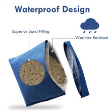 Load image into Gallery viewer, Set of 12 Blue and Red Weather Resistant Cornhole Bags