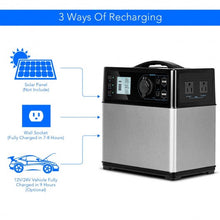 Load image into Gallery viewer, 400 Wh Portable Solar Power Supply Energy Generator