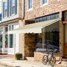 Load image into Gallery viewer, 12' x 10' Retractable Patio Awning Aluminum Sunshade Shelter-Beige