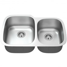 Load image into Gallery viewer, 32" Stainless Steel Double Bowl Kitchen Sink