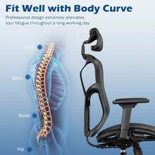 Load image into Gallery viewer, Ergonomic High Back Mesh Adjustable Swivel Office Chair-Black