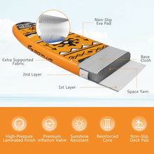 Load image into Gallery viewer, Inflatable Stand Up Paddle Board with Backpack Aluminum Paddle Pump-M