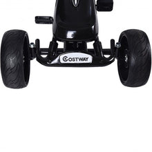 Load image into Gallery viewer, Outdoor Kids 4 Wheel Pedal Powered Riding Kart Car-Black