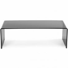Load image into Gallery viewer, 42.0" x 19.7" Tempered Glass Coffee Table - Gray