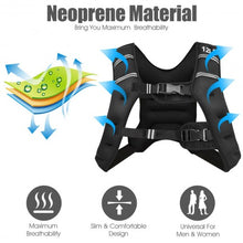 Load image into Gallery viewer, Training Adjustable Workout Weighted Vest with Mesh Bag-12 lbs
