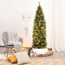 Load image into Gallery viewer, Galvanized Metal ChristmasTree Collar Skirt Ring Cover Decor-White