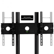 Load image into Gallery viewer, Plasma Flat Screen TV Cart Stand w/ Wheels Mobile Fits