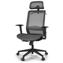 Load image into Gallery viewer, Height Adjustable Ergonomic High Back Mesh Office Chair with Hange-Gray