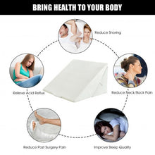 Load image into Gallery viewer, Adjustable Memory Foam Reading Sleep Back Support Pillow-White