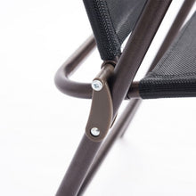 Load image into Gallery viewer, Set of 2 Patio Folding Sling Back Camping Deck Chairs-Black