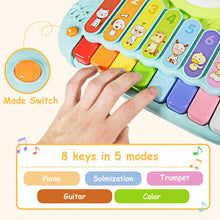 Load image into Gallery viewer, 3-in-1 Electronic Piano Xylophone Game Drum Set Musical Toys
