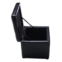 Load image into Gallery viewer, Foldable Cube Ottoman Pouffe Storage Seat