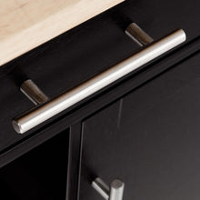 Load image into Gallery viewer, 4-Tier Rolling Wood Kitchen Trolley Island Storage Cabinet